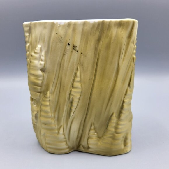 Vintage MCM Bambi Deer Vase Kitchy Planter Deer & Mushrooms Ceramic Table Decor - Picture 6 of 16